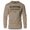 Khaki, variant on GYMISH Recovering Couch Potato Lightweight Long Sleeve Hooded T-Shirt for Men – Funny Workout Hoodie, Athletic Fitness Shirt for Men