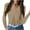 Khaki, variant on Annhoo Cropped Cardigan Sweaters for Women Fall Casual Long Sleeve Button down Knitwear Comfy Solid Color Outfits