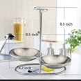 thumbnail image 4 of Soporte vertical para cucharas de acero inoxidable para utensilios de cocina, 4 of 4