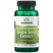 Swanson Grape Seed Extract (Standardized) 500 mg 60 Capsules