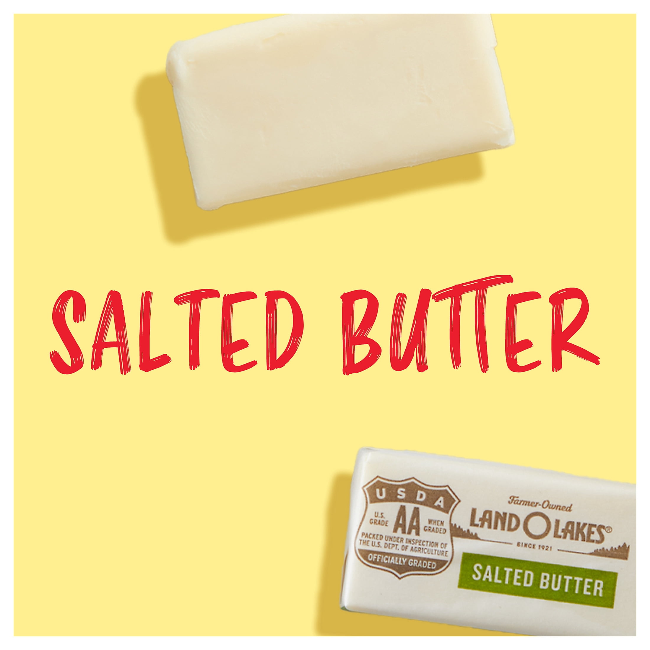 Land O Lakes Salted Butter in Half Sticks, 8 Half Sticks, 1 lb Pack