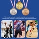 thumbnail image 2 of Medallas Ganador Plástico 3 Uds. Medalla Oro/plata/bronce para Juegos Pelota, 2 of 9
