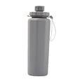 thumbnail image 4 of Botella de agua plegable Zulema de silicona para deportes y viajes Gris, 4 of 8