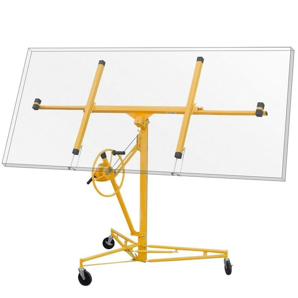 Stark Drywall Lift Panel 11' Lift Drywall Panel Hoist Lifter Jack Rolling Caster Wheel Drywall Lift Construction Tools Stark Drywall Lift Panel 11' Lift Drywall Panel Hoist Lifter Jack Rolling Caster Wheel Drywall Lift Construction Tools