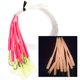 thumbnail image 4 of Anzuelo De Pesca Con Cola De Pelo 10 Uds cebo de anzuelo luminoso 1,6 m anzuelo de cebo de pesca de mar al aire libre (rosa luminoso), 4 of 5