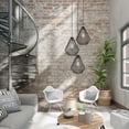 thumbnail image 6 of Livex Lighting Linz 1-Light Farmhouse Metal Single Pendant in Black, 6 of 10