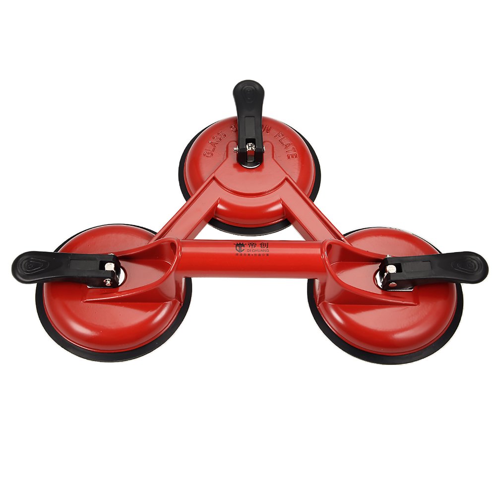 Vacuum Suction Cup Glass Lifter for Glass/Tiles/Mirror Lifting, Dent Remover Gripper Aluminum