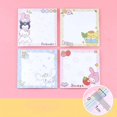 thumbnail image 4 of Notas Adhesivas Sanrio, Pachacco, Hello Kitty, My Melody, Kuromi, Bloc de notas, pegatinas diarias para hacer lista, papel de notas, 4 unids/lote por bolsa, 4 of 4