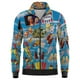 thumbnail image 3 of Chaqueta de helado para hombre, abrigo con estampado de cremallera de manga larga para primavera y otoño, ropa informal con bolsillo para mujer, prendas de vestir exteriores de moda, chaquetas de bomb, 3 of 5