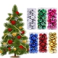 thumbnail image 4 of 24 bolas de Navidad, adornos para árbol de Navidad, bolas colgantes para árbol de Navidad, decoración para fiestas en el hogar, regalos de Año Nuevo 2025, Navidad, 4 of 5