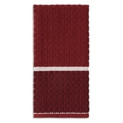 Mainstays Siena Kitchen Towel, Red, 16"W x 26"L