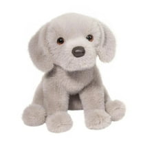Douglas Argento Silver Lab Pup Plush Toy Stuffed Animal Labrador Retriever Gray 9" Puppy