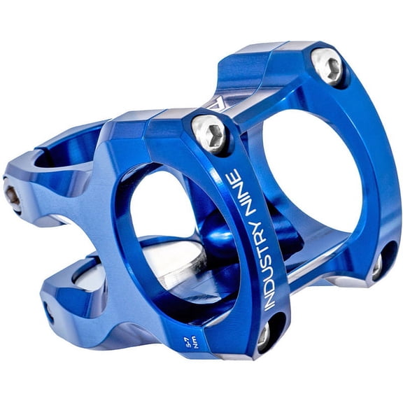 Industry Nine A35 Stem Diameter: 35mm, Length: 40mm, Steerer: 1-1/8'', 8°, Blue