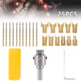 thumbnail image 1 of 10PCS Pattern Wood Bead Maker Beads Woodworking Tool KitMaker Beads Wooden Bead Drill Bit Milling Cutter Set, 1 of 9