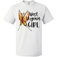 thumbnail image 3 of Inktastic West Virginia Girl- Butterfly T-Shirt, 3 of 5