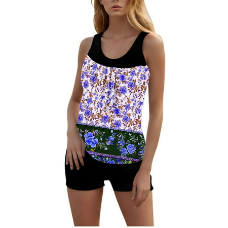 two piece swimsuit for women clearance Bikini Sets for Women Thong Bottoms One Piece Swimsuits for Women with Skirt Boho Swimsuit Athletic Swimsuits 2 Piece