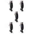thumbnail image 2 of Guardurnaity Reemplazo de pantalón de poliéster Color sólido Casual Fácil de combinar Fotografía de viaje Pantalón largo Ropa Dark XL Type2 NO2, 2 of 6