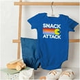 thumbnail image 6 of PACMAN Snack Attack Hungry Hangry Romper Boys or Girls Infant Baby Brisco Brands NB, 6 of 7
