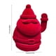 thumbnail image 3 of Mecedora de Papá Noel para decoración navideña, juguete para el hogar, mecedora de metal, base de madera, diseño de 2 niveles, plegable, portátil, para dormitorio, mecedora de Papá Noel,, 3 of 8