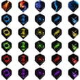 thumbnail image 3 of 144pcs Standard Dart Flights Set, Dart Flights for Steel Tip Darts/Soft Plastic Tip Darts, Dart Replacement Flights Accessories, 3 of 7