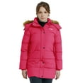 thumbnail image 3 of Wantdo Girl's Winter Coat Windproof Puffer Jacket Fleece Lined Anorak Red Size 14/16, 3 of 8