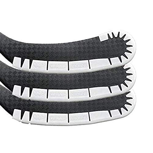 Hockey Wrap Around Stick Blade Protector - Hockey Training Equipment for Off Ice Practice - Accessories, Gear (White, 3 Pack)