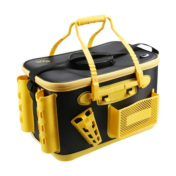 Multifunctional Fishing Bucket EVA, Bait Reel Lure, Live Fish Storage, Waterproof Tackle Box for Fishing Accessories C