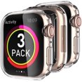thumbnail image 1 of Delidigi 3 Pack High Clear iwatch Case Screen Protector TPU All Around Shockproof Case Compatible with Apple Watch 38mm, 1 of 5