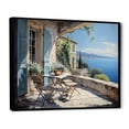 thumbnail image 2 of Designart "Retreat in Cannes French Riviera Serenity III" Nautical & Beach Floater Framed Canvas Art Print, 2 of 7