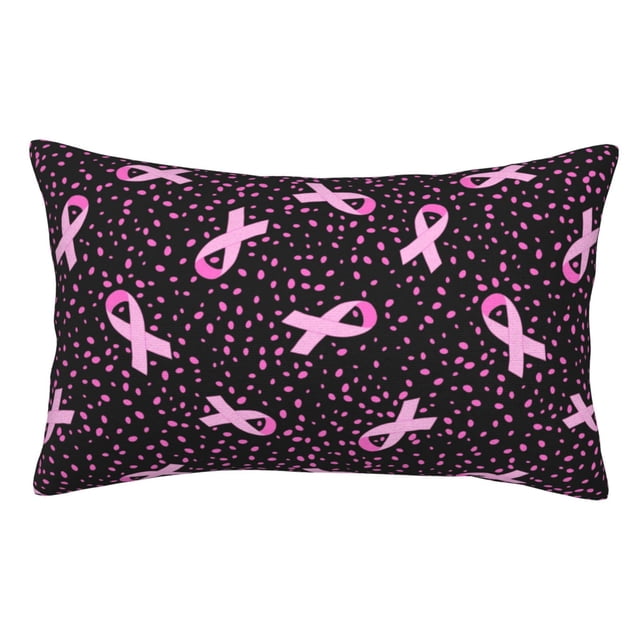 Balery Breast Cancer Awareness3 Funda de Cojín Estampada, Regalos para Mujeres, Regalos de Amor para Ella, Regalos para Novia o Esposa, Funda de Almohada-20"x30"