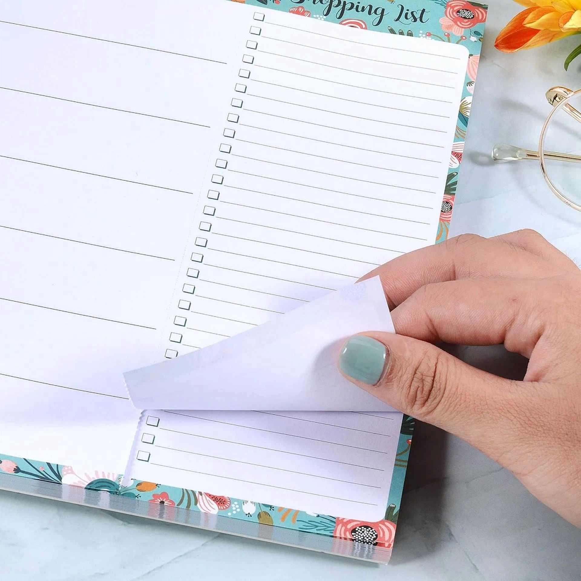 Weekly Meal Planner - Grocery List Magnetic Notepads 7 X 9 Meal Planning Pad W