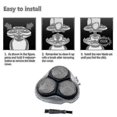 thumbnail image 4 of compatible Hq9 Shaver Head compatible Philips Pt Series Pt870 Razor Blade_Perfect Gift, 4 of 5