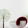 thumbnail image 3 of Bewildely Impermeable Autoadhesivo Happy Tree Patrón Etiqueta Removible Para Pared TV Backgro NE Decoración del hogar, 3 of 6