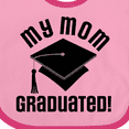 thumbnail image 4 of Inktastic My Mom Graduated Boys or Girls Baby Bib, 4 of 4