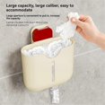 thumbnail image 3 of Kemoqi Suction Cup Plastic Wrap Storagebox Home Use Without Punching Storage Rack Large Capacity Wal, 3 of 5