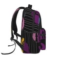 thumbnail image 3 of Goofa The Nightmare Before Christmas Pattern Casual Backpack for School & Travel – Lightweight Ergonomic Backpack with Laptop Compartment, Multiple Pockets-One Size, 3 of 5