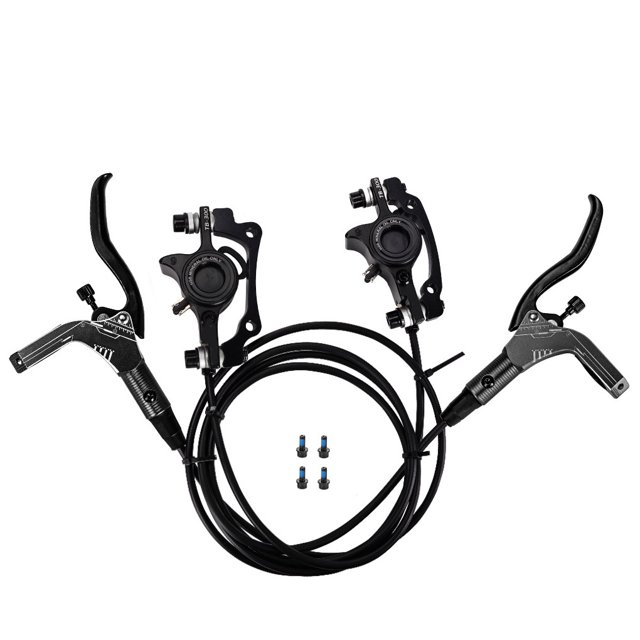 Soidarity Juego de frenos de disco hidráulico, accesorios de repuesto para bicicletas, componentes de bicicleta, accesorios de ciclismo, Kit de frenado, Ciclismo Negro Lado izquierdo y libre Soidarity OD025938-05