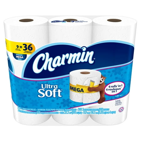 Charmin Ultra Soft Blue 9 Mega