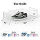 thumbnail image 2 of Caja de almacenamiento de zapatos Fluck, paquete de 15 unidades, transparente, apilable, 2 of 7
