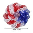 thumbnail image 7 of Patriotic Wall Wreath Red White Blue Stars Decoration, Front Door Hanging for 4th of July Veterans Day Memorial Day Parties, Indoor Outdoor Home Decor (16 In), 7 of 7