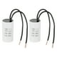 thumbnail image 1 of Capacitor Uxcell 4uF CBB60, 2 Pcs, 450V, 50Hz/60Hz, para compresores y bombas, blanco, 1 of 6