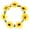 As Shown, variant on Gymnture Sunflower Bridal Hair Garland for Party and Festivals