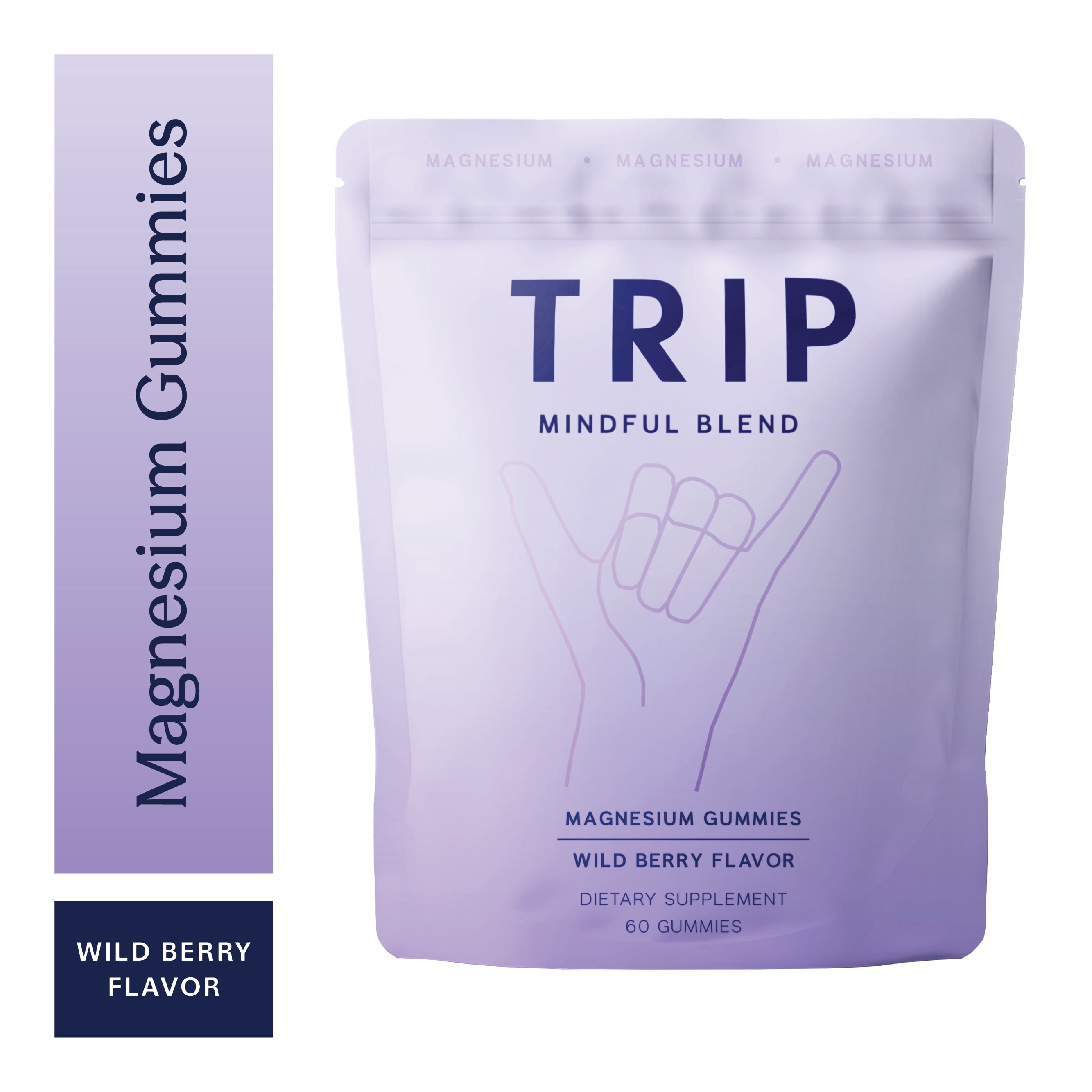 Mindful Blend Magnesium Wild Berry Gummies