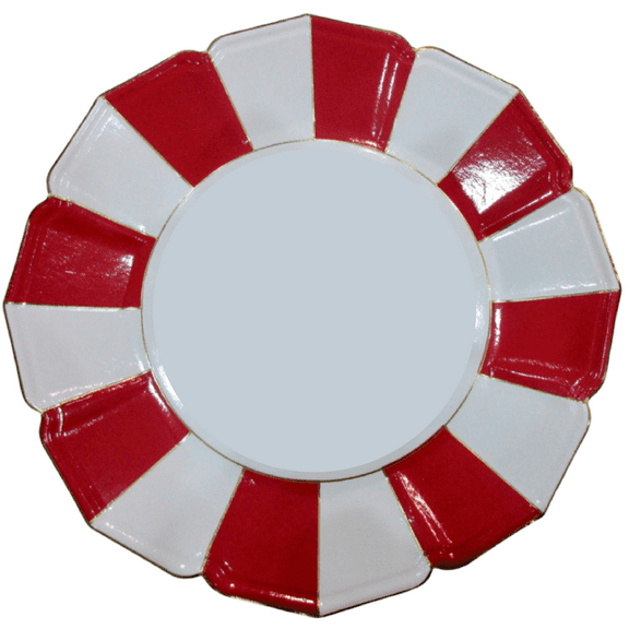 Candy Cane Paper Plates