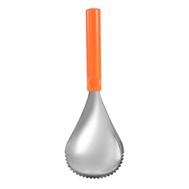 Descorazonador de frutas para el hogar, herramienta de acero inoxidable para quitar el corazón de la calabaza, cuchara manual para frutas, separador de pulpa de calabaza