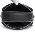 thumbnail image 2 of Bolso bandolera de piel auténtica para mujer, bandolera con letras, suave para el trabajo (negro) Ehuebsd Para Estrenar, 2 of 9