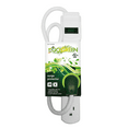 thumbnail image 4 of GoGreen Power 6 Outlet Surge Protector, 16103MS 2.5' cord, White, 4 of 5