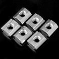 thumbnail image 2 of 100pcs M5 T Sliding Nut Zin-plated Carbon Steel T Sliding Nut For 2020 Aluminum Profile, 2 of 5