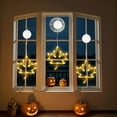 thumbnail image 4 of XINGXIANG Autumn Window Lights - Fall Maple Leaf Pumpkin LED Decor with Suction Cups, Battery Powered Thanksgiving Halloween Home Decoration(Maple leaf), 4 of 5