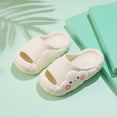 thumbnail image 2 of Odeerbi Girls Sandals Children's Slippers Indoor Bathroom Non-slip Water Leakage Drag Boys And Girls Cute Thick Soft Bottom Sandals, 2 of 4